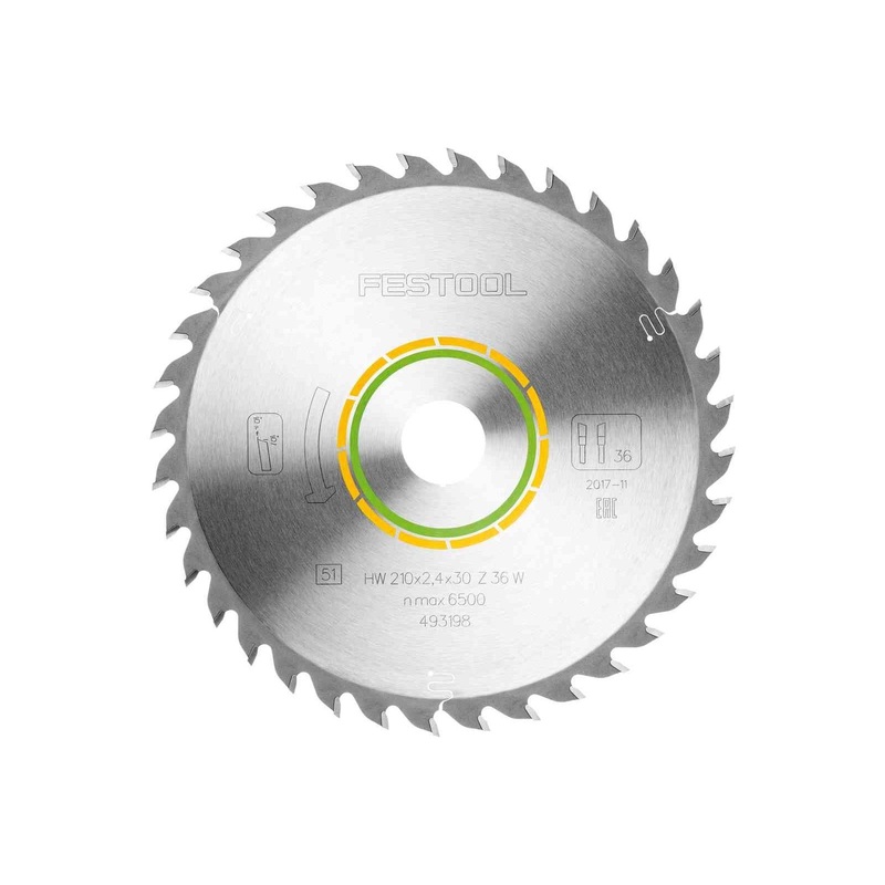 Festool Saw blade WOOD UNIVERSAL HW 210x2,4x30 W36 493198