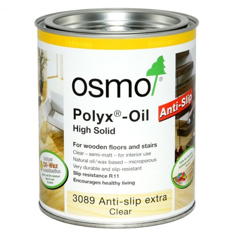 OSMO PolyX-Oil, 3089, Anti-Slip, Clear Satin (R11), 750ml