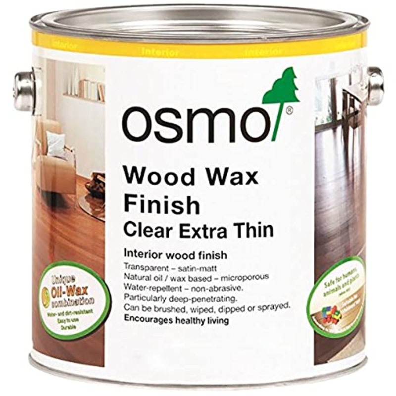 OSMO Wood Wax Finish, 1101, Clear, Extra Thin ( Select Size )