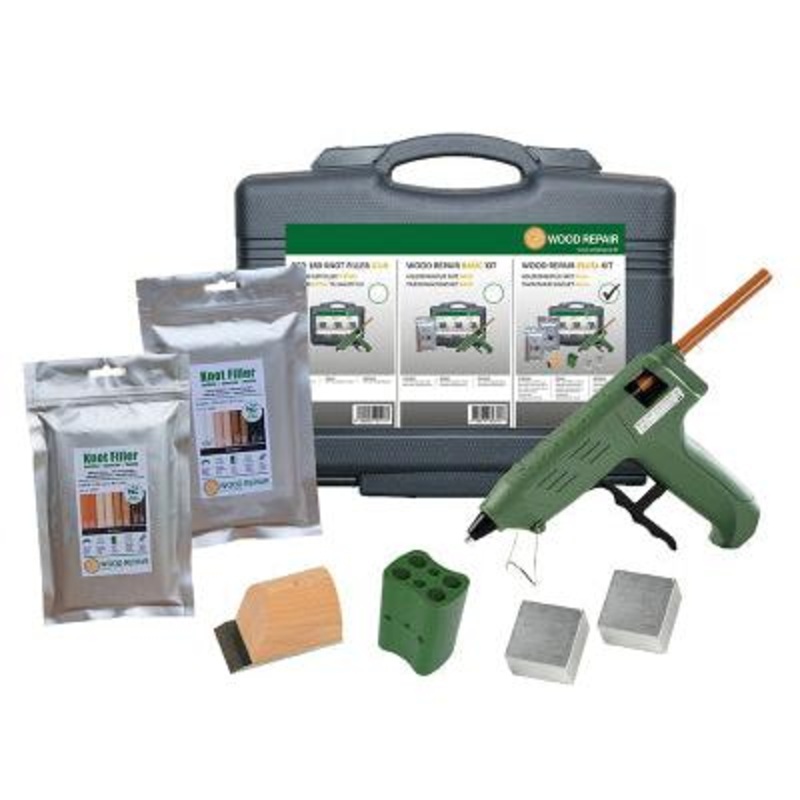 The Wood Repair Thermelt Knot Filler PLUS+ Kit
