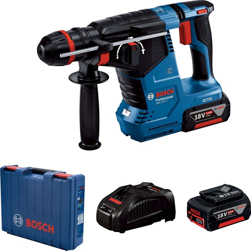 Bosch Professional Cordless Rotary Hammer GBH 187-LI Kit 06119231K0