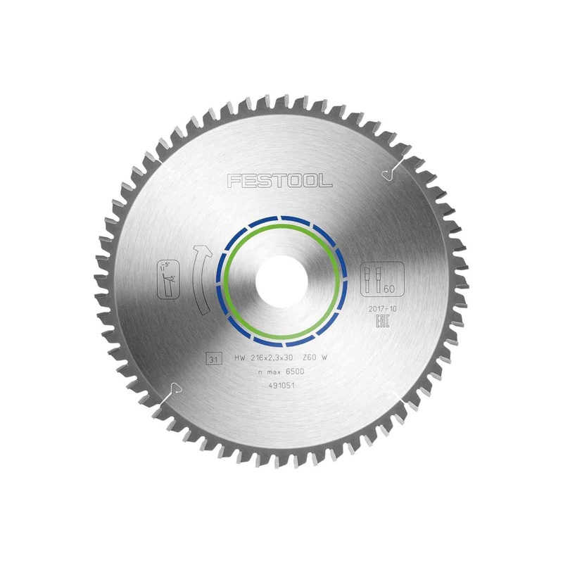 Festool Saw blade ALUMINIUM/PLASTICS HW 216x2,3x30 W60 491051