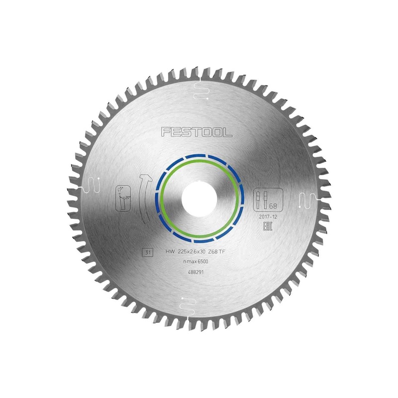 Festool Saw blade ALUMINIUM/PLASTICS HW 225x2,6x30 TF68 488291