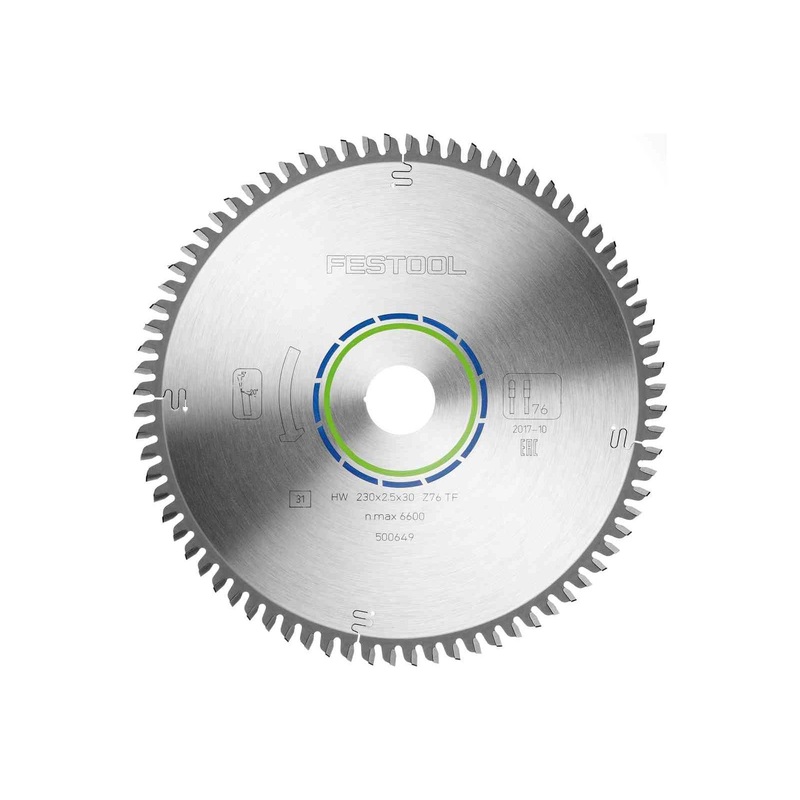 Festool Saw blade ALUMINIUM/PLASTICS HW 230x2,5x30 TF76 500649