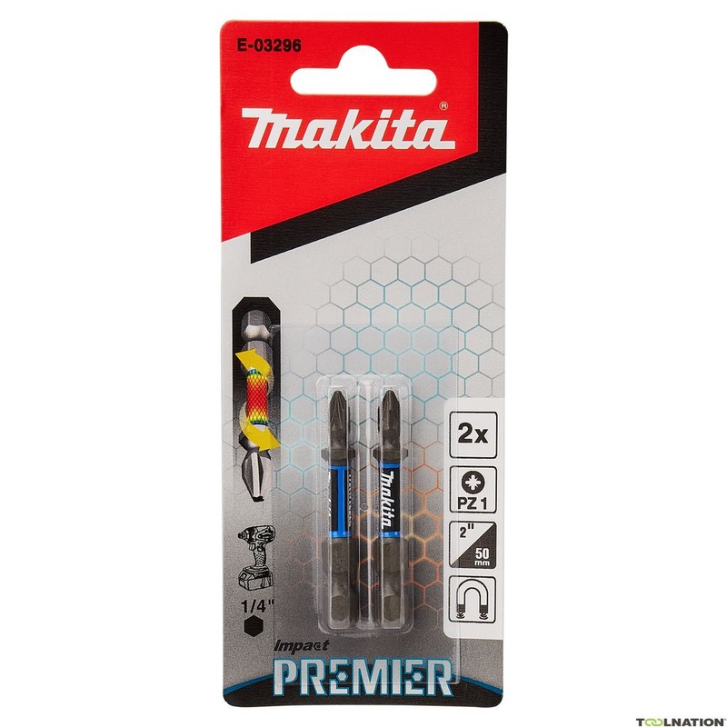 Makita Torsion Control Bit Pozi 1 x 50 E-03296