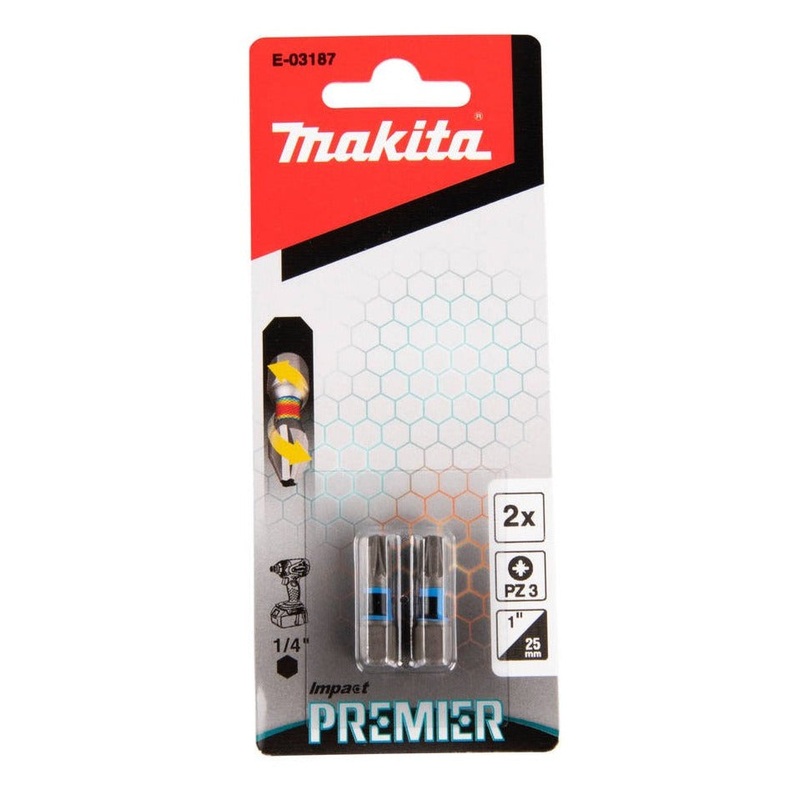Makita Torsion Control Bit Pozi 3 x 25 E-03187