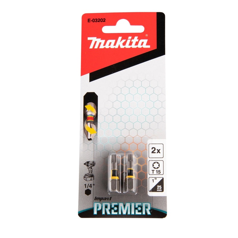 Makita Torsion Control Bit Torx 15 x 25 E-03202