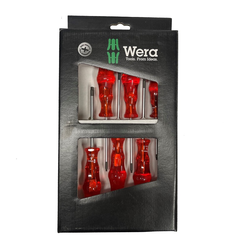 Wera Kraftform Torx Set 6 Pc Torx 6334/6