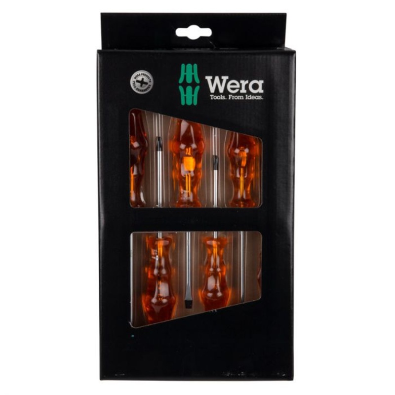 Wera Set 6 Pc Screwdriver Set 10001
