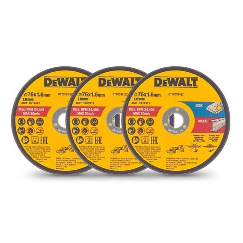 Dewalt Abrasive Disc 76mm for DCS438 DT20592