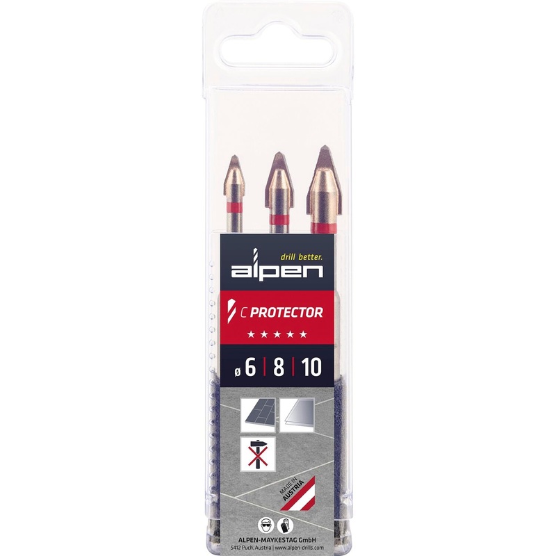 Alpen C Protector Drill Bit Set