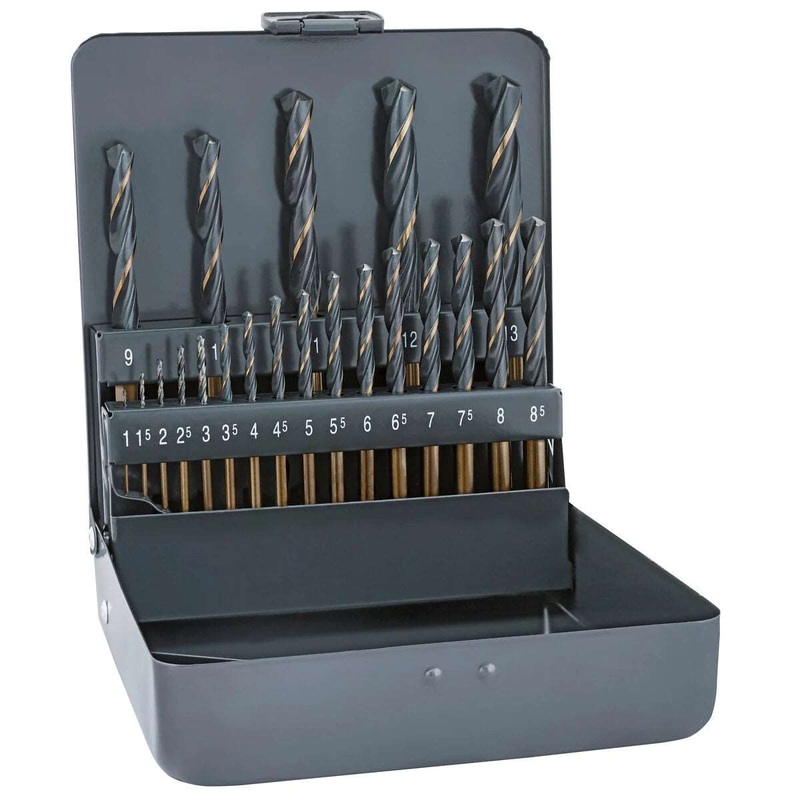 Alpen Sprint Master 21 Pce Set KM21 1 -8.5 X 0.5 9-13 X 1mm Metal Box