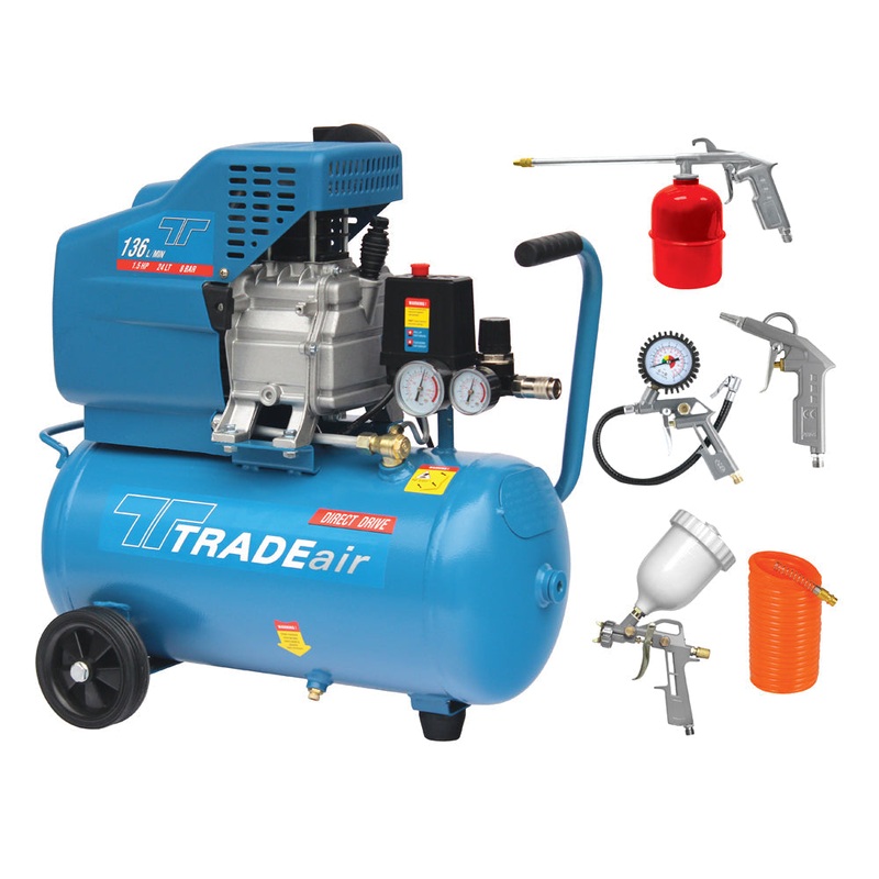 TradeAir Compressor Hobby Master 24Lt