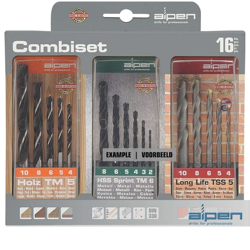Alpen 3 Set Carton Wood Masonry Hss ALP810031