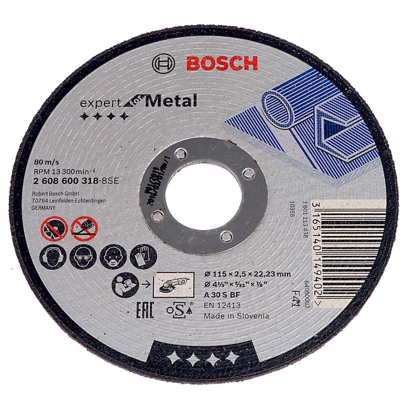 Bosch 115Mm Metal Cutting 2608600318
