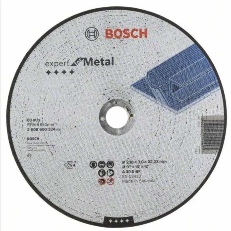 Bosch 230Mm Metal Cutting Disc 2608600324