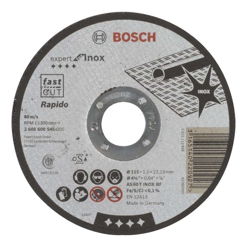 Bosch Cutting Disc 115X22.2X1Mm 2608600545