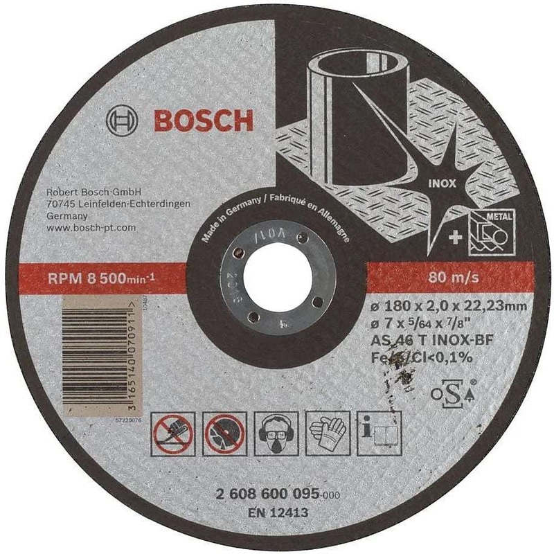 Bosch Cutting Disc 180X2Mm Inox 2608600095