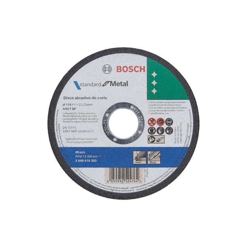 Bosch Cutting Disc Standard For Metal 2608619383