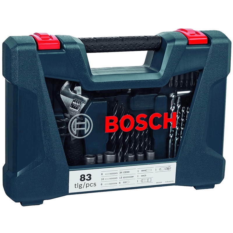 Bosch 83pc V-Blue Line titanium set (drilling & screwdriving) 2607017403