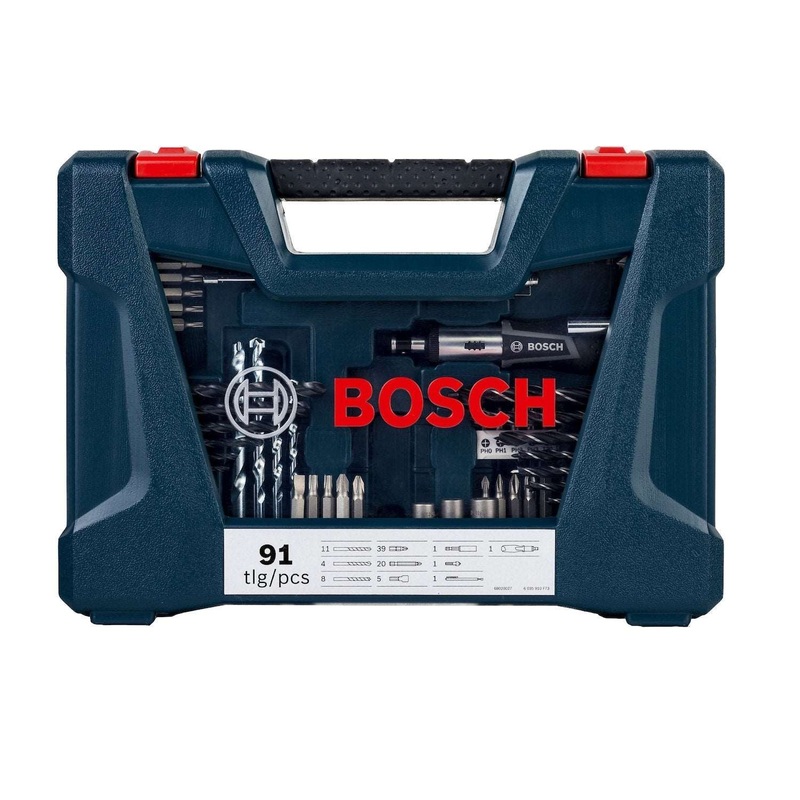 Bosch 91pc V-Blue Line titanium set (drilling & screwdriving) 2607017402