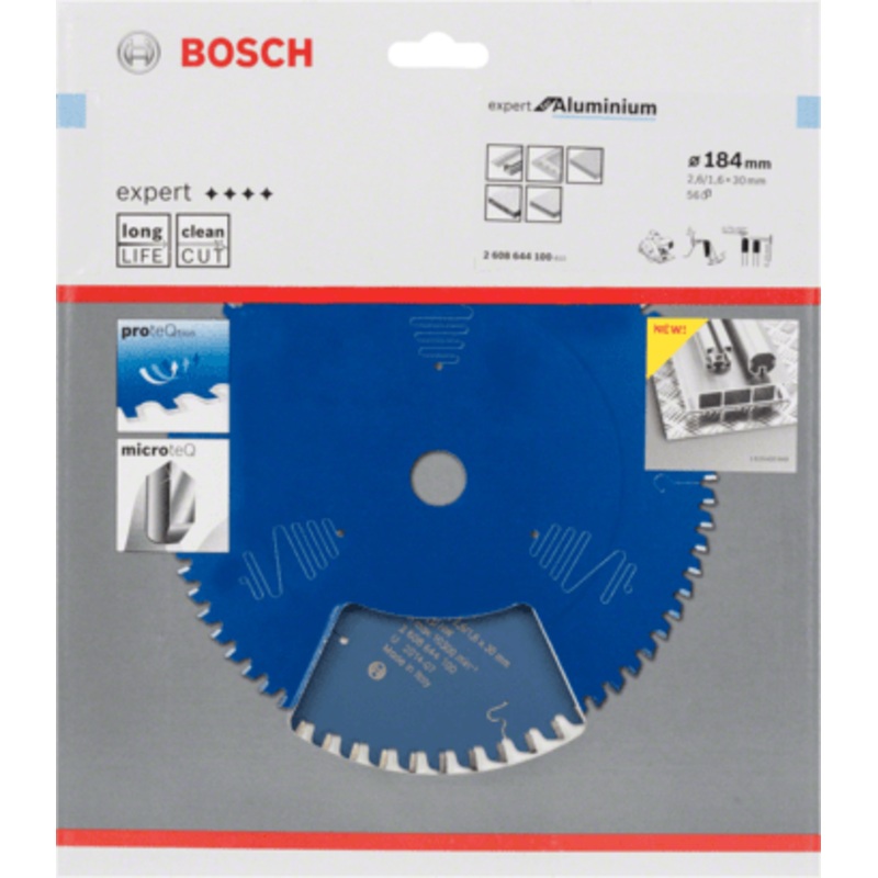 Bosch Expert Circular Saw Blade for Aluminium 184 x 16 x 2,6 mm, 48 2608644098
