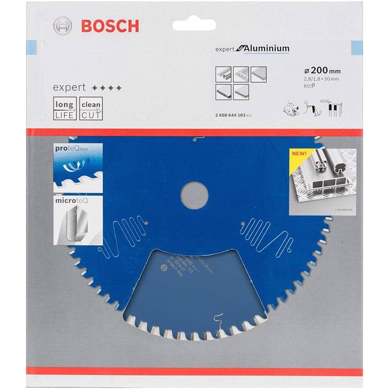 Bosch Expert Circular Saw Blade for Aluminium 190 x 20 x 2,6 mm, 56 2608644101