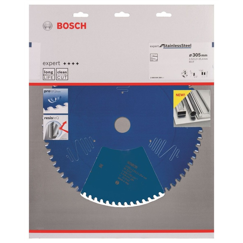 Bosch Expert Circular Saw Blade for Stainless Steel 305 x 25,4 x 2,5 mm, 80 2608644284
