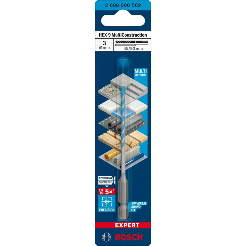 Bosch HEX-9 Multi Construction Drill Bit ( Select Size )