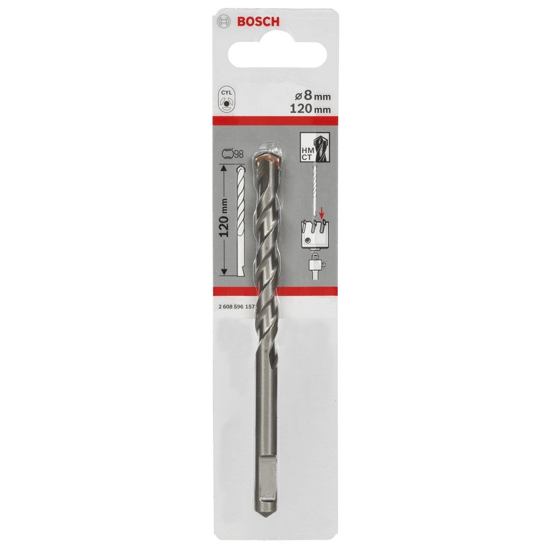 Bosch Pilot Drill bit for core cutters, 8 x 120 2608596157