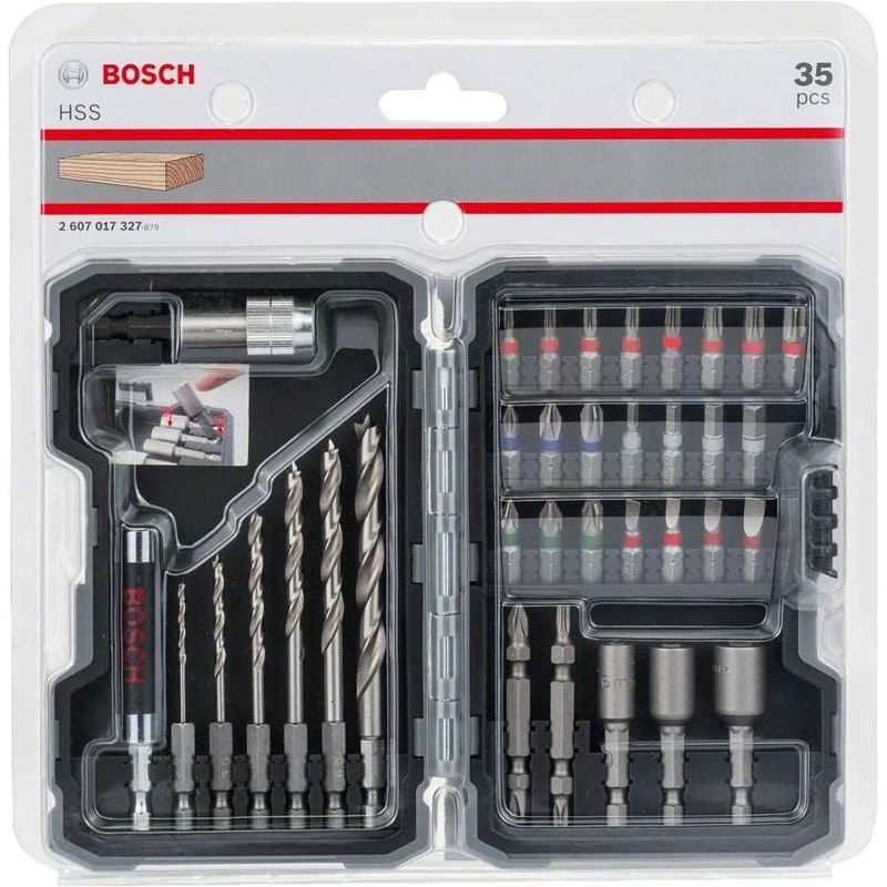 Bosch 35 piece PRO mixed set WOOD 2607017327