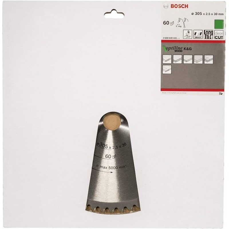 Bosch Optiline Circular Saw Blade for Wood 305 x 30 x 2,5 mm, 60 2608640441