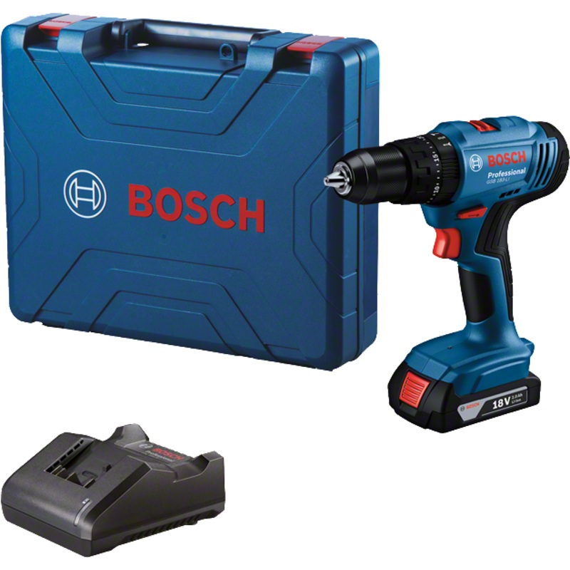 Bosch Professional Cordless Drill Driver GSB 183-LI (1 batt) 06019K91K1