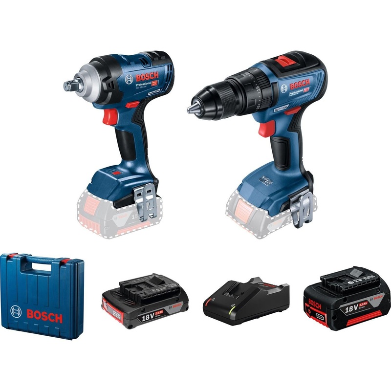 Bosch Professional GDS 18V-400 + GSB 18V-50 Combo 06019K0003