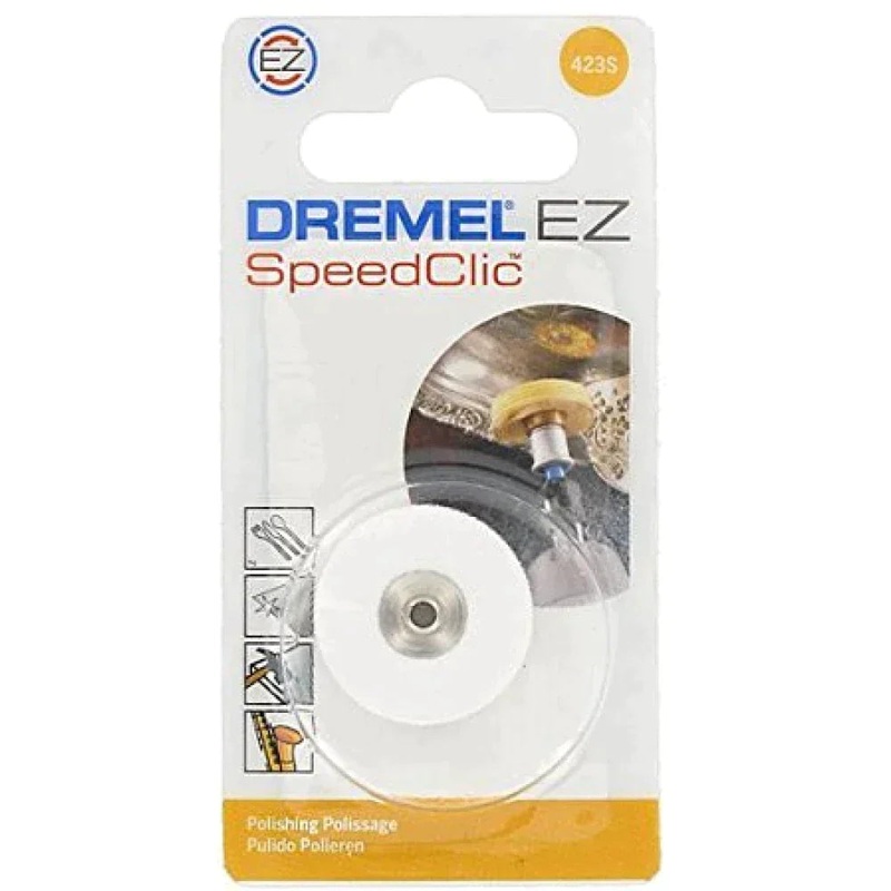 Dremel EZ SpeedClic: Polishing Cloth Wheel. (423S)