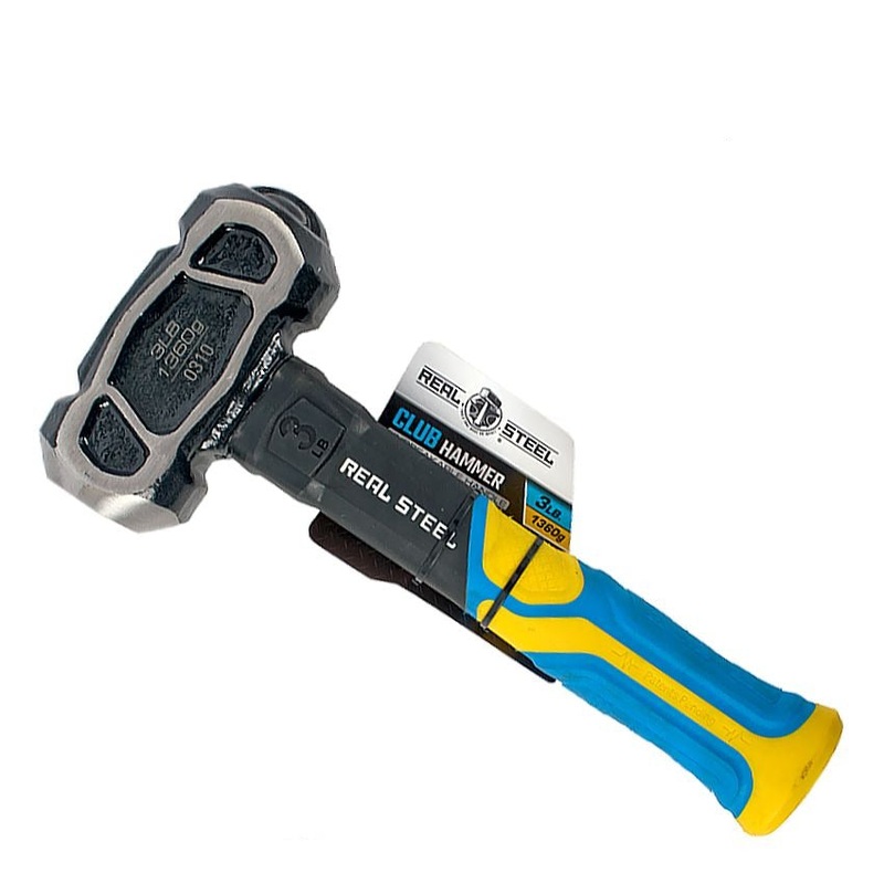 Real Steel Hammer Club Unbreakable 1.3kg 3lb Graph. Handle RSH0310