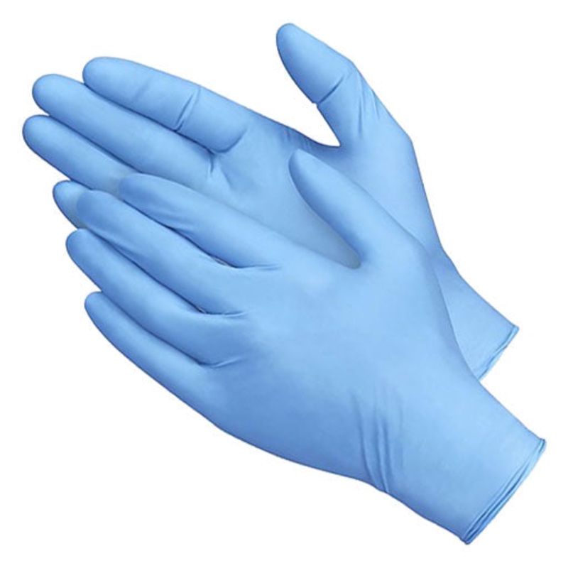 Blue Nitrile Gloves Box
