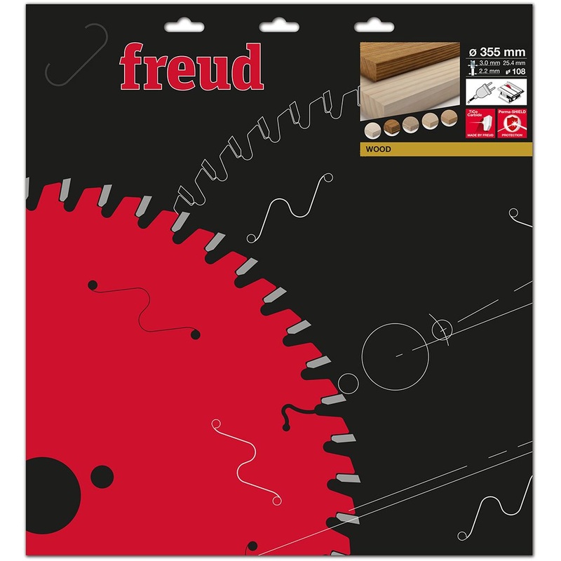 Freud  Circular saw blade HM 355 x 25.4 x 3/2.2 x T108 FR33W001T