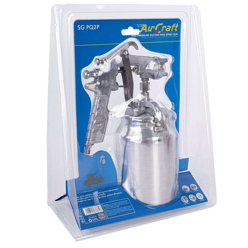 Aircraft Professional High Pressure Spray Gun Blister Pack SG PQ2P