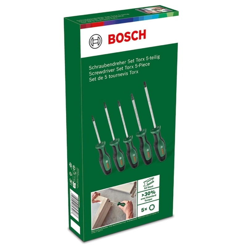 Bosch DIY Screwdriver Set Torx 5-Piece 1600A02BX6