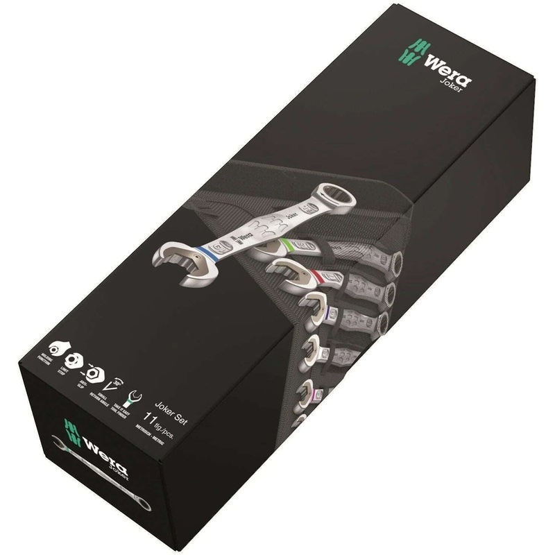 Wera 6000 Joker 11 Set 1 Set of ratcheting combination wrenches, 11 pieces