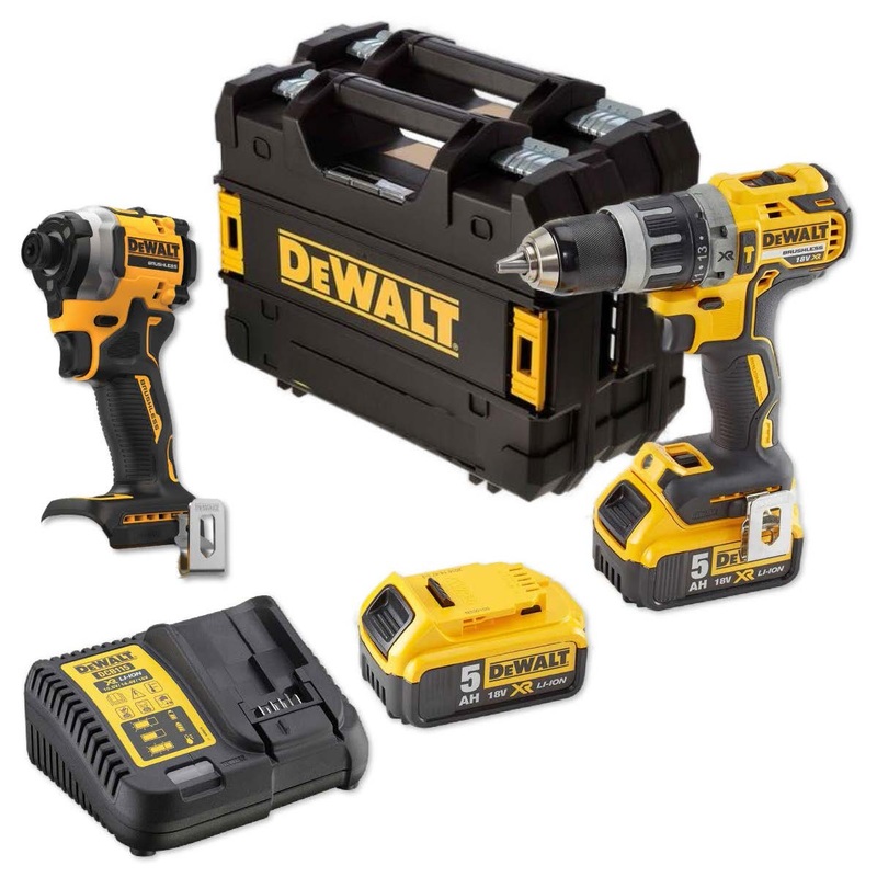 Dewalt 18V Drill & Impact Driver Combo DWCOMBO27