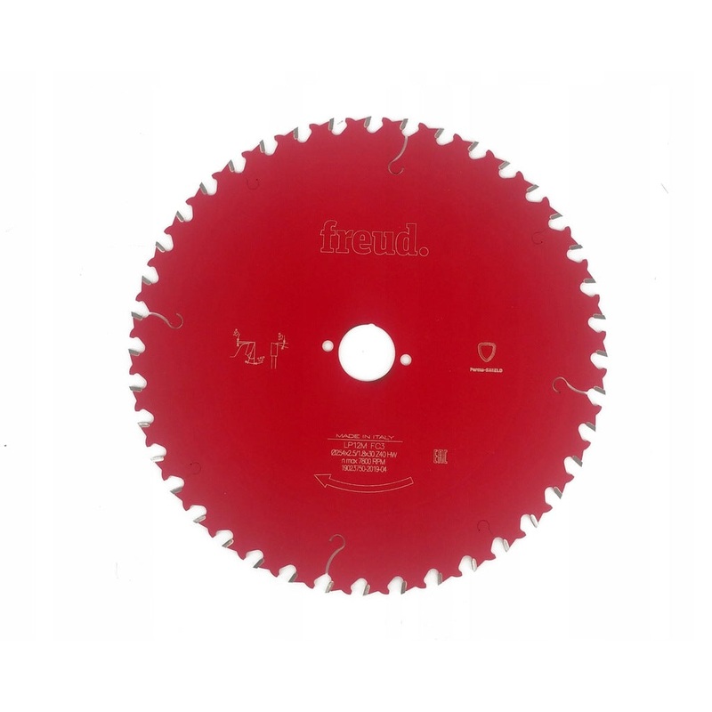 Freud TCT Circular Saw Blade 254mm x 2.5 X 30mm X 40T LP12MFC3
