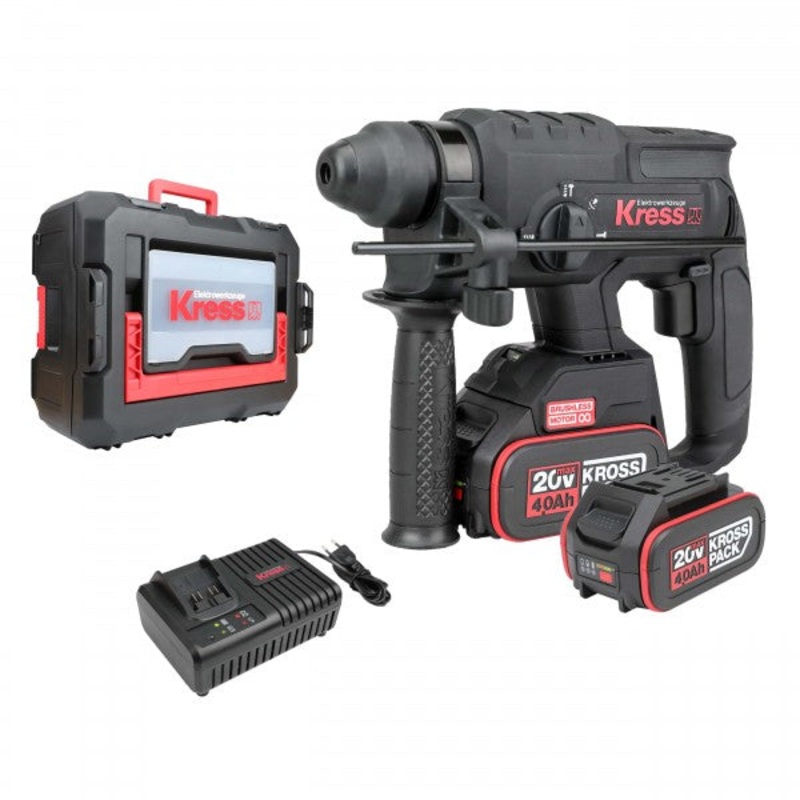 Kress | Cordless Brushless SDS + Rotary Hammer 20V 22mm  | KUC60.2