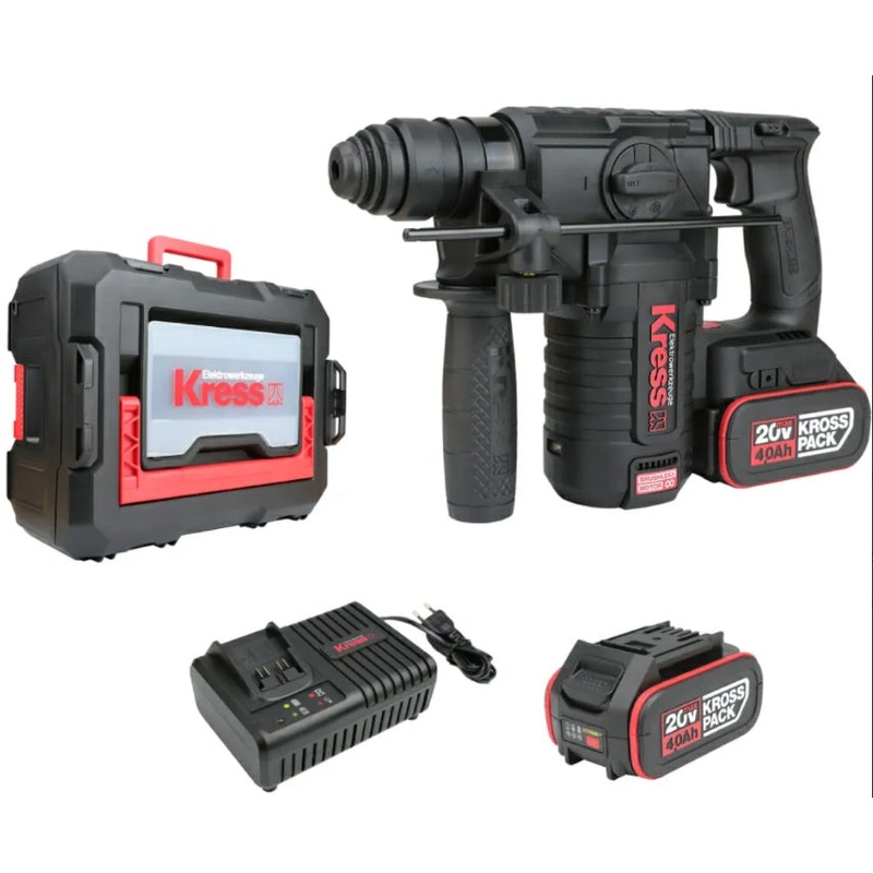 Kress  | Cordless Rotary Hammer Drill 24mm Kit | KUC61.2