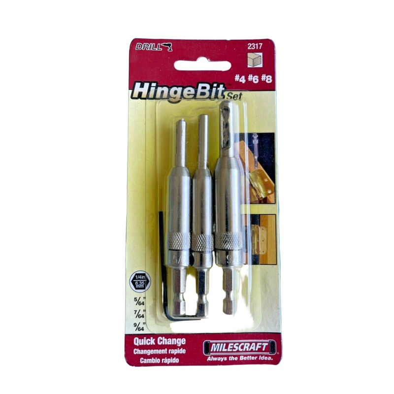MilesCraft Hinge Bit Set 2317