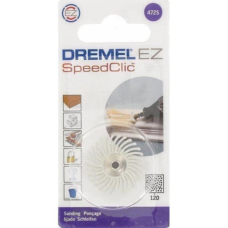 Dremel EZ SpeedClic: Detail Abrasive Brush 120 grit (472)
