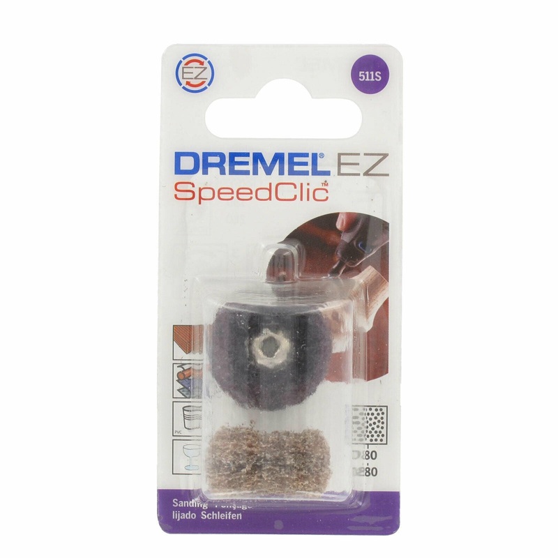 Dremel EZ SpeedClic: Finishing Abrasive Buffs 180 & 280 grit (511S)