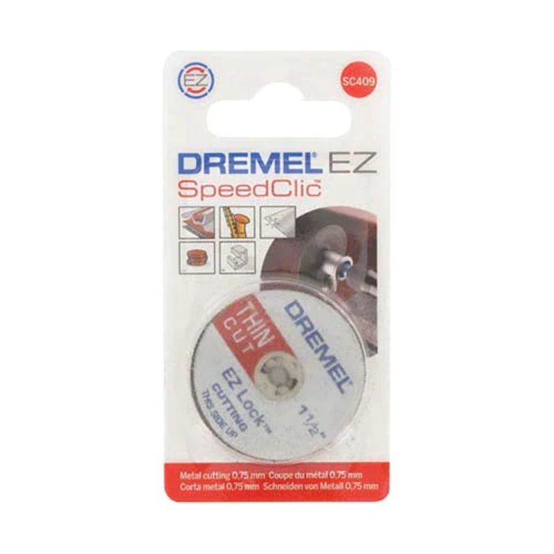 Dremel EZ SpeedClic: Thin Cutting Wheels. (SC409)
