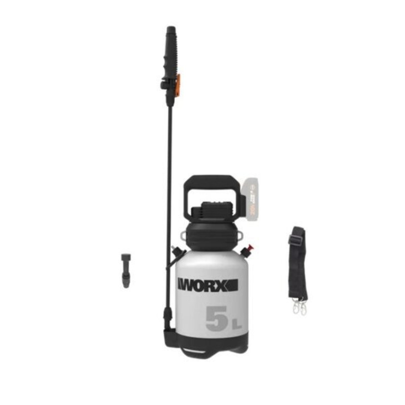 Worx Garden Sprayer 5L Cordless With Shoulder Strap 20V